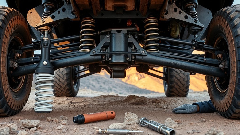 adjust suspension for clearance