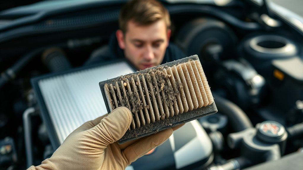 air filter replacement signs