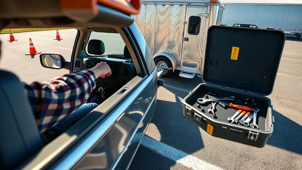 backing up a trailer