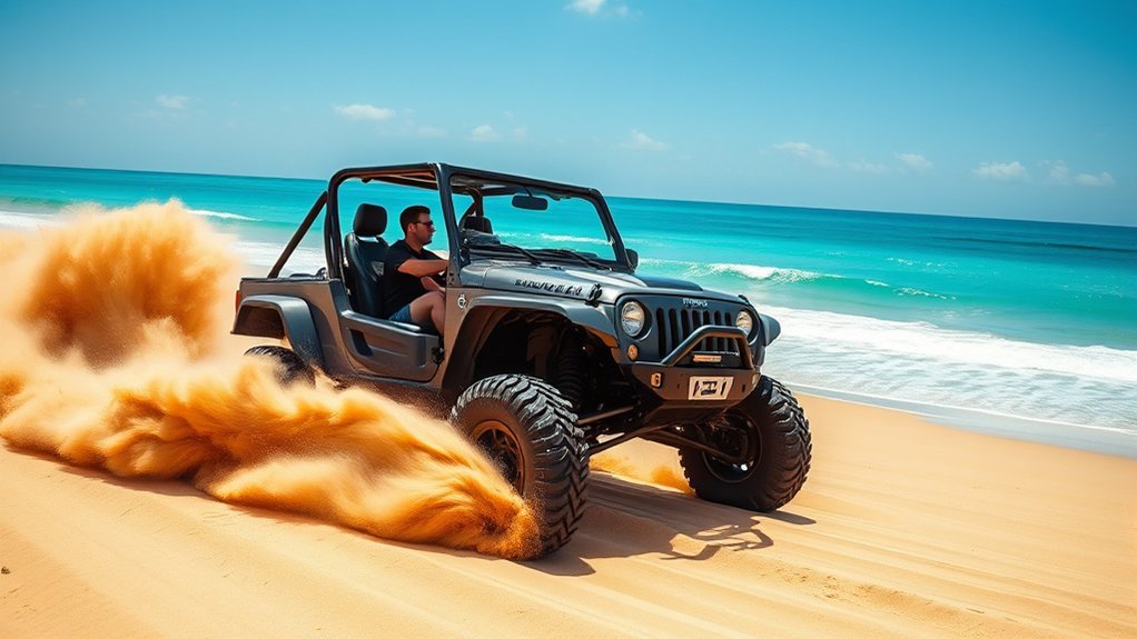 beach driving acceleration techniques