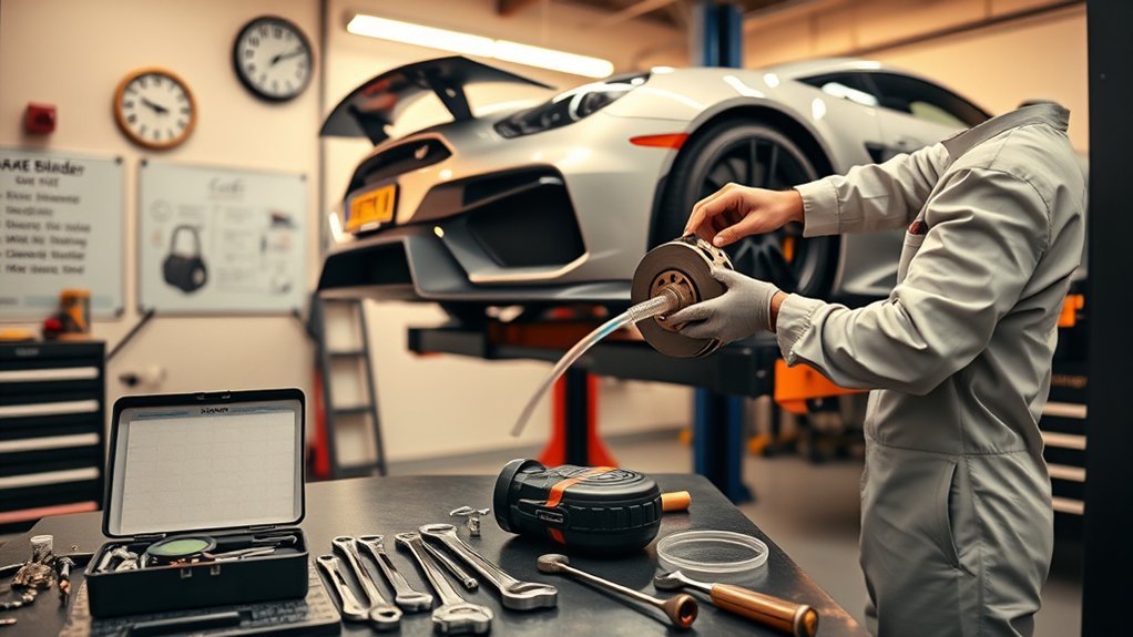 brake maintenance and monitoring