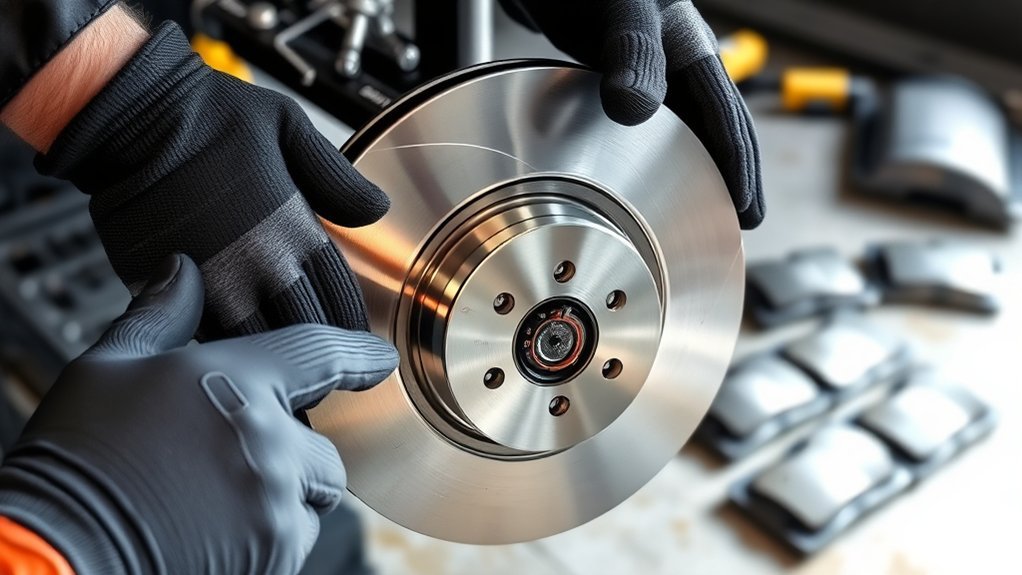 brake rotor inspection steps