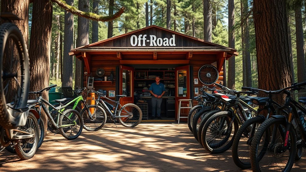 choosing off road trail shops