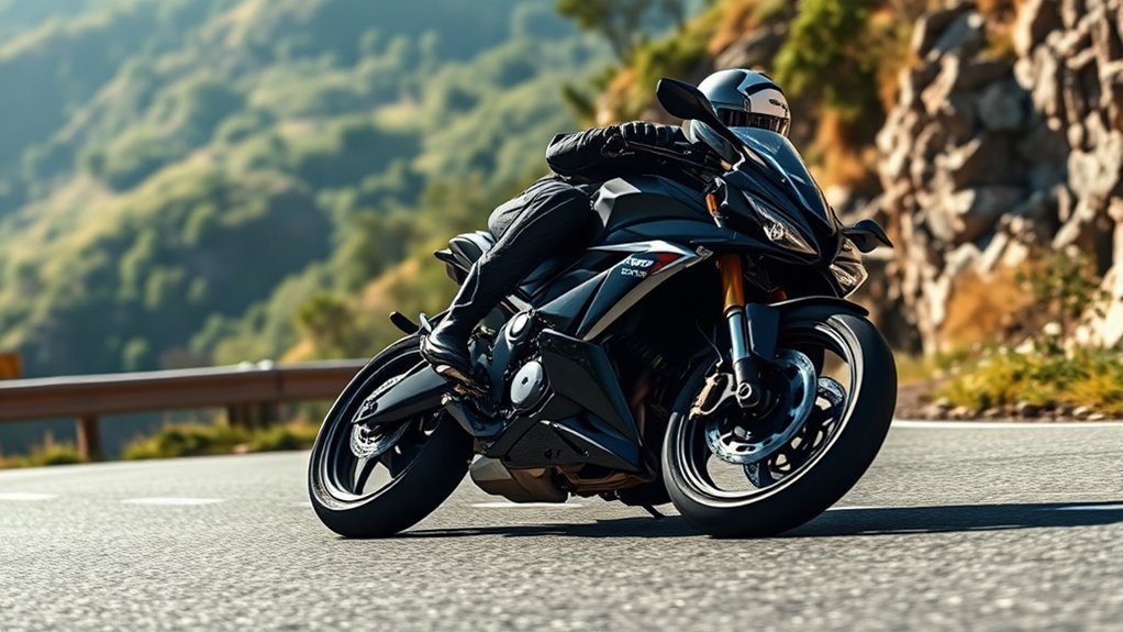 countersteering enhances effective turning