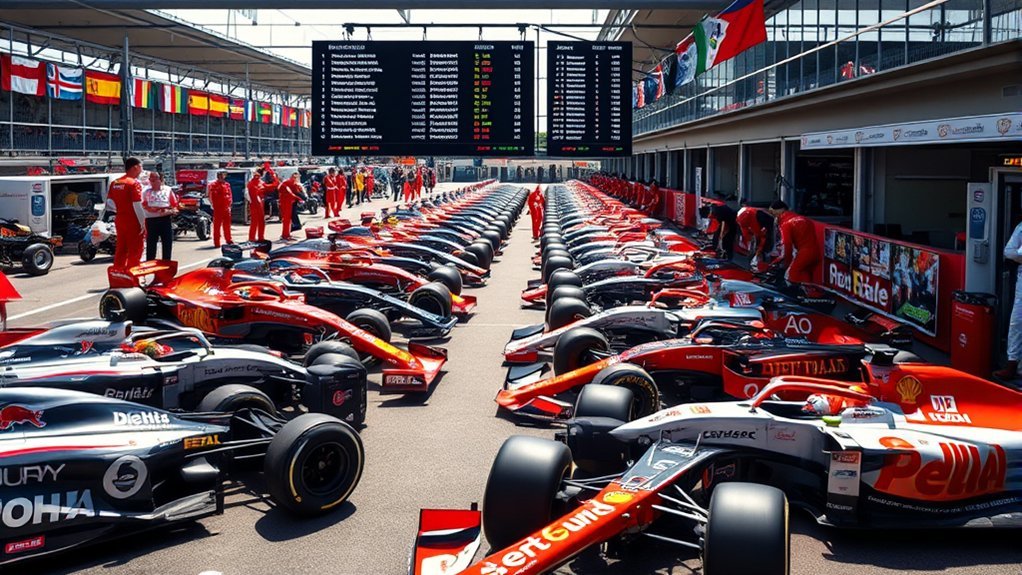 f1 championship ranking overview