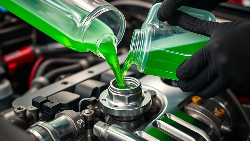 flush radiator for maintenance