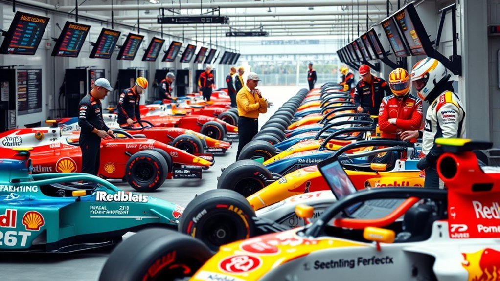 intense formula 1 competition