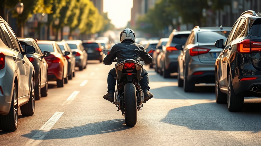 lane filtering enhances motorcyclist safety