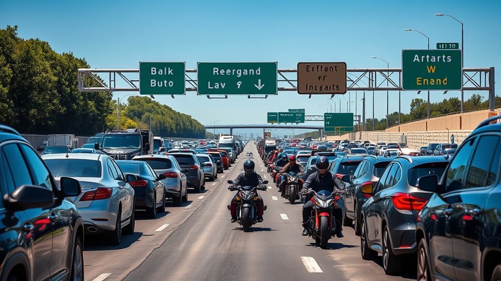lane splitting vs filtering