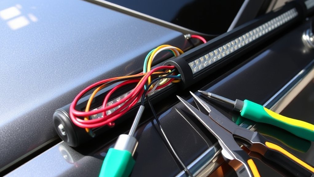 led light bar installation steps