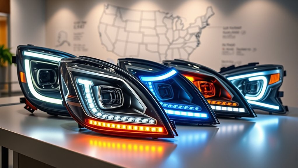 legal headlight color restrictions