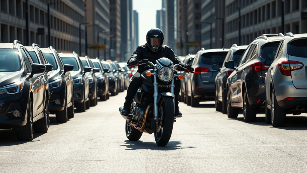 limited lane filtering regulations