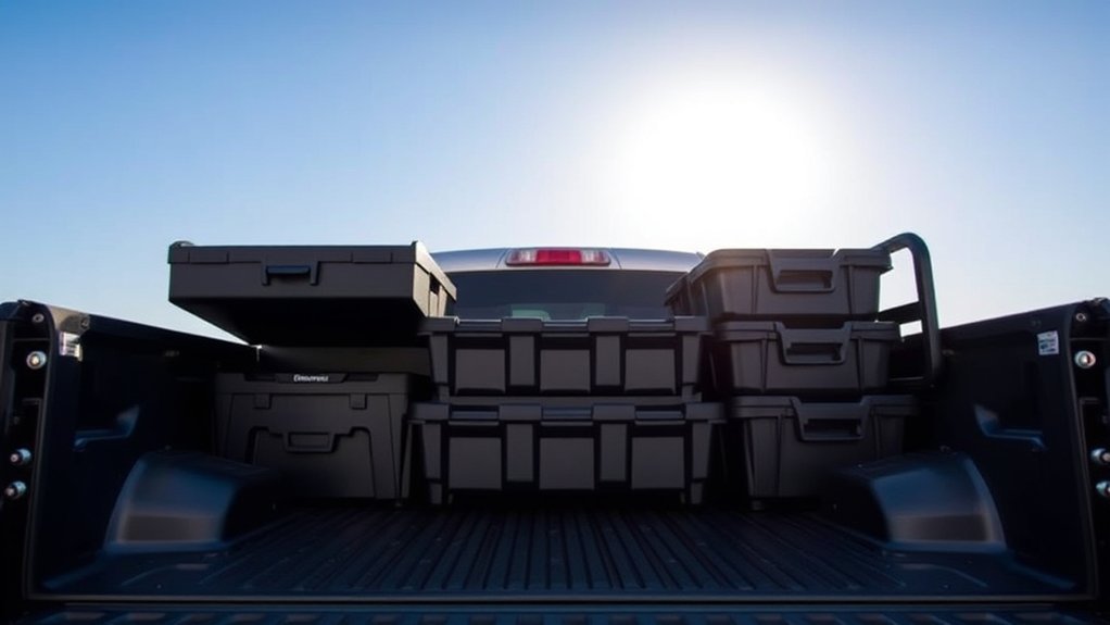 maximize truck bed organization
