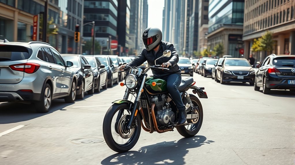 motorcycle lane filtering benefits