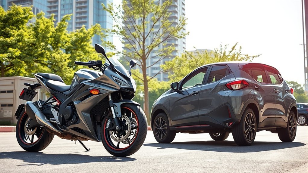 motorcycle or car decision