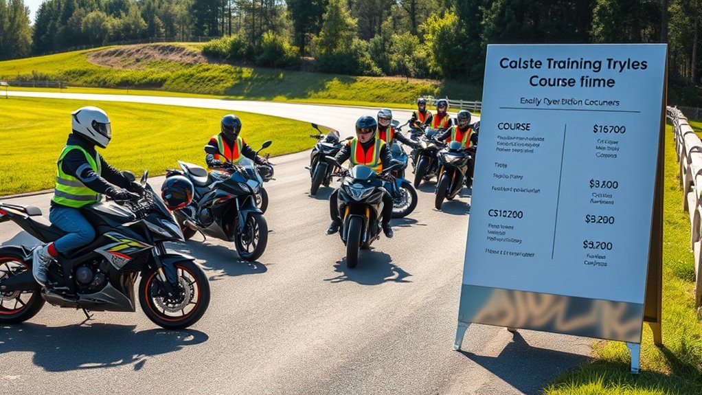 motorcycle safety course pricing
