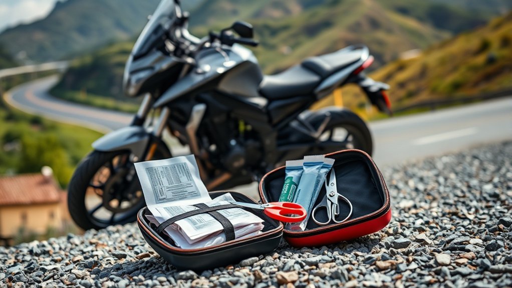 motorcycle safety first aid