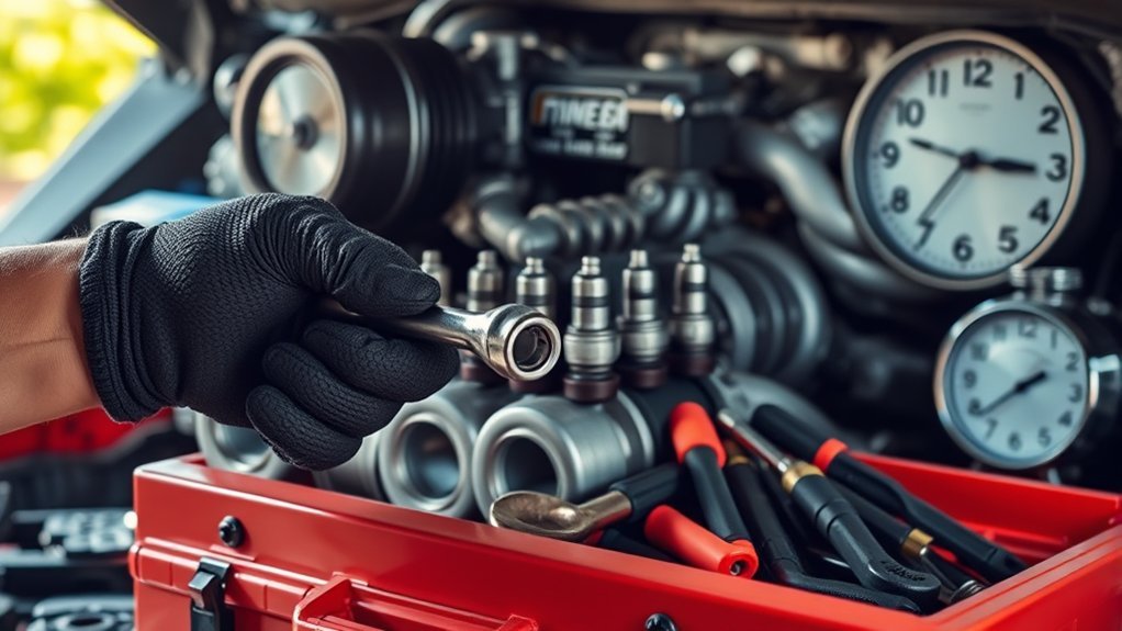 recognize early engine knock