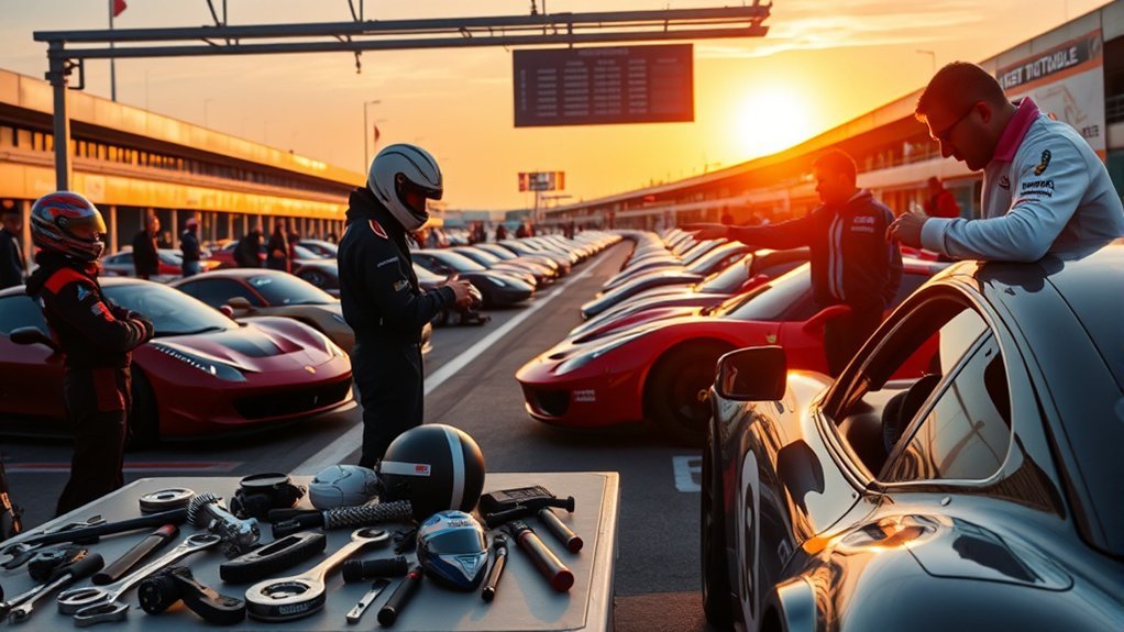 track day schedule overview