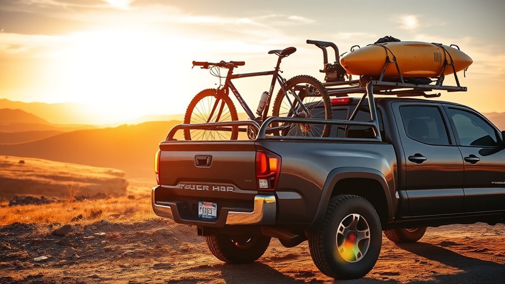 truck bed rack guide