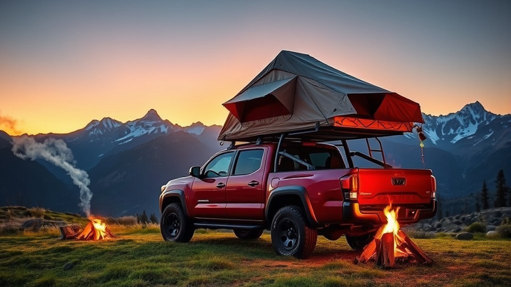 truck tent camping benefits