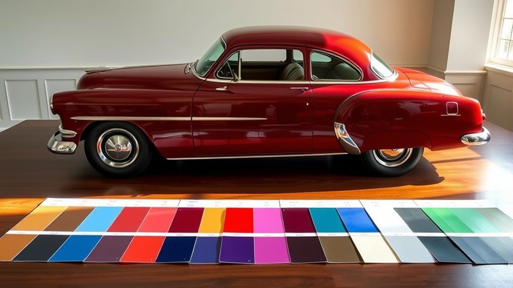 classic car paint codes
