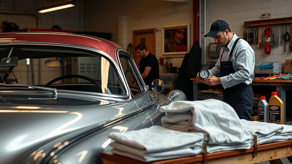 classic car storage maintenance