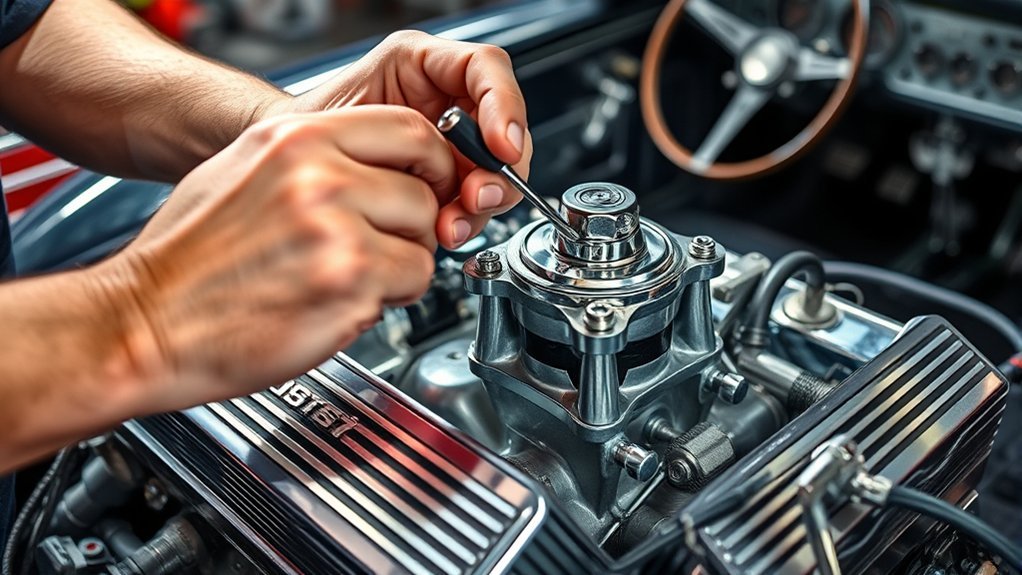 idle mixture and throttle adjustment