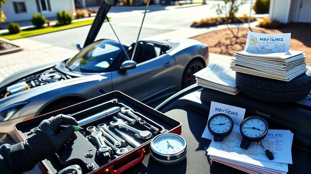 prepare car for journey