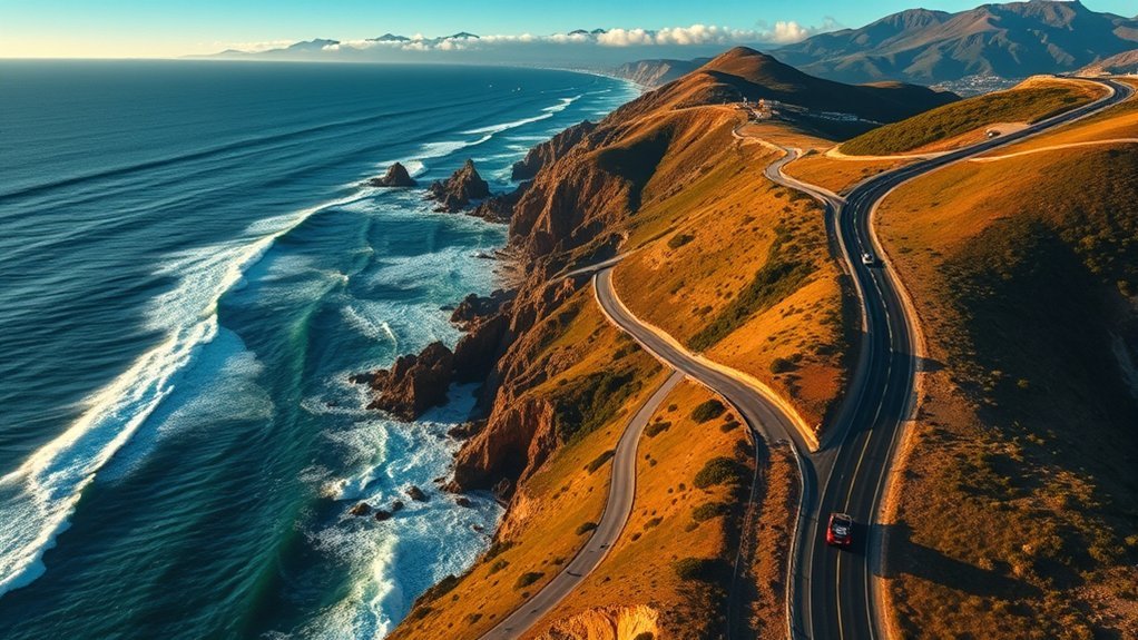 scenic coastal driving adventure