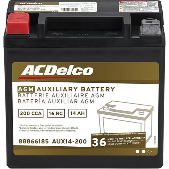 ACDelco Gold Auxiliary AGM Battery (AUX14-200)