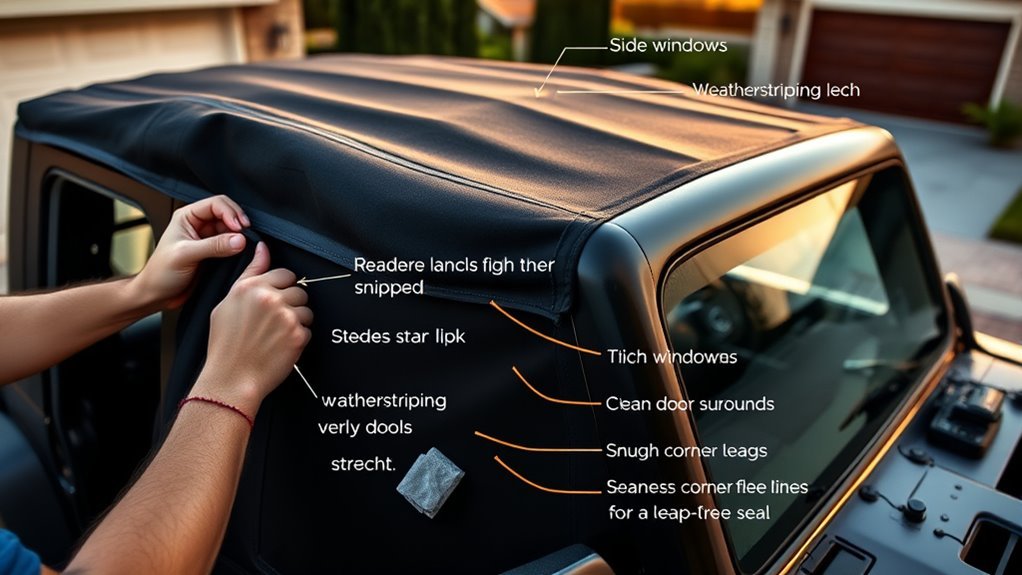 achieve a leak free seal