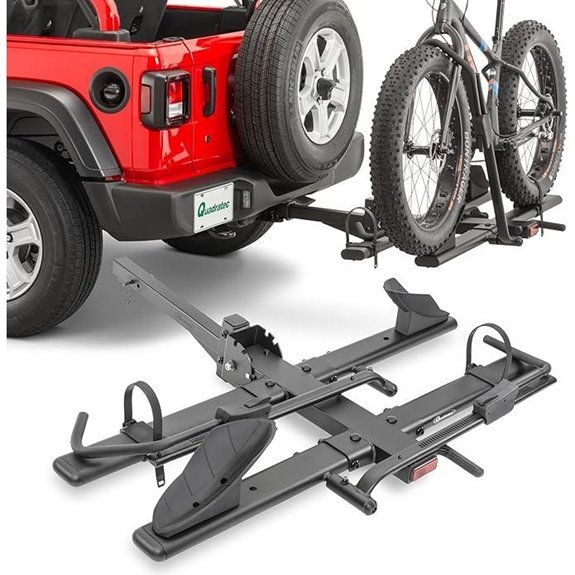 Quadratec Deluxe 2-Bike Hitch Mount eBike Rack