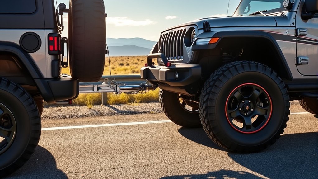 efficient jeep flat towing