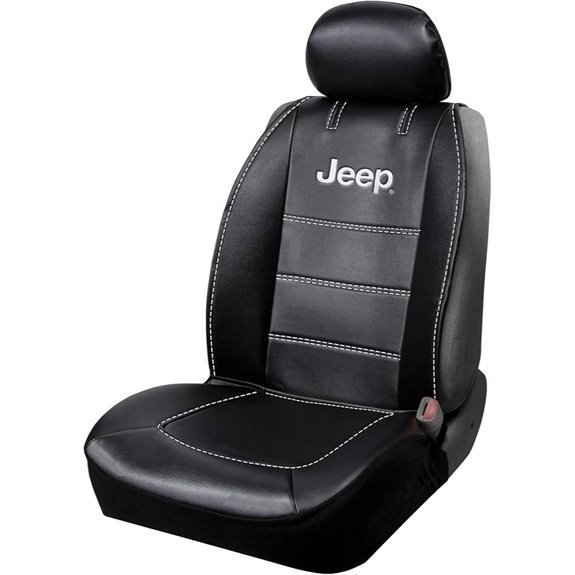 Plasticolor Jeep Seat Cover with Embroidered Logo (3-Piece)