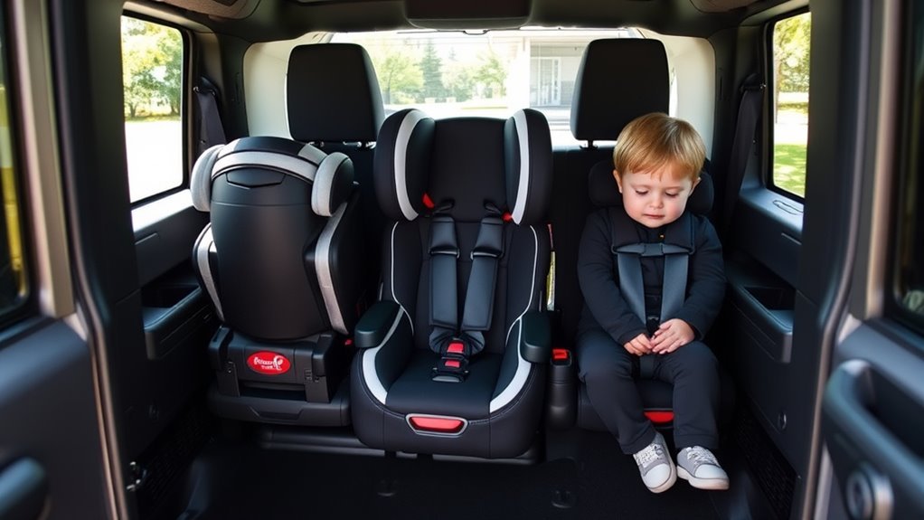 fitting three car seats