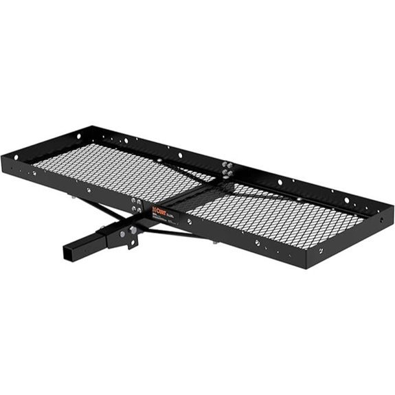 CURT 60x20-Inch Hitch Cargo Carrier (500 lbs Folding Shank)