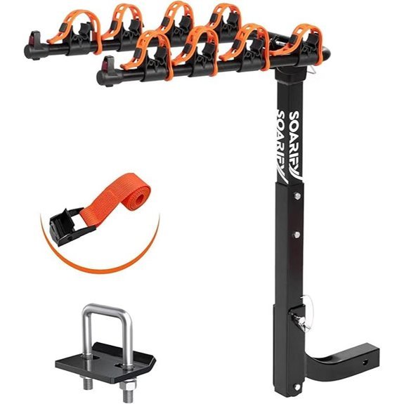 Bike Rack for Car SUV RV 4-Bike Hitch Mount Carrier