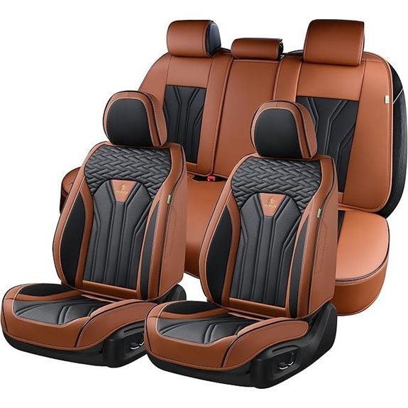 FLORICH Leather Car Seat Covers Full Set (5 Seats)