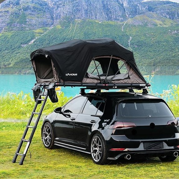 ILANDER Hardshell Rooftop Tent for SUV/Van/Truck