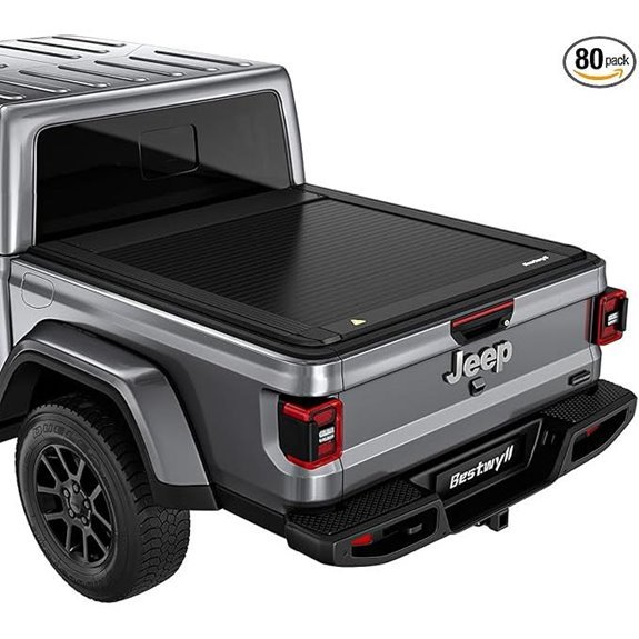 Retractable Hard Tonneau Cover for Jeep Gladiator 5' Bed