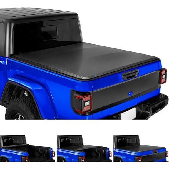 Tyger Auto T1 Soft Roll-up Tonneau Cover for Jeep Gladiator