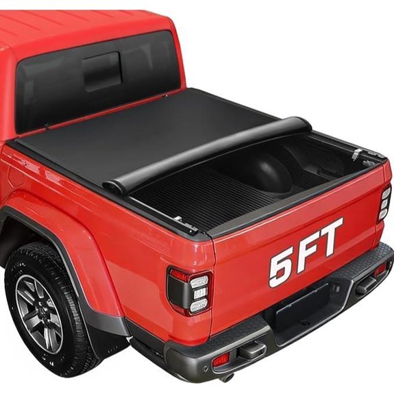 RHOBRA Soft Roll-up Truck Bed Tonneau Cover for Jeep Gladiator