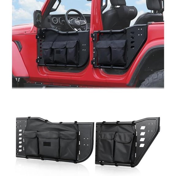 Tube Half Doors for Jeep Wrangler JL & Gladiator JT (4-Door)