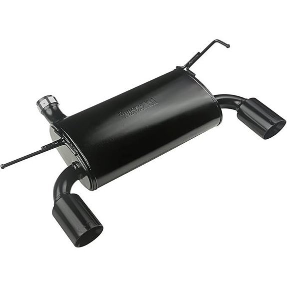 Rugged Ridge Axle Back Exhaust Kit for Jeep Wrangler JK (17606.77)