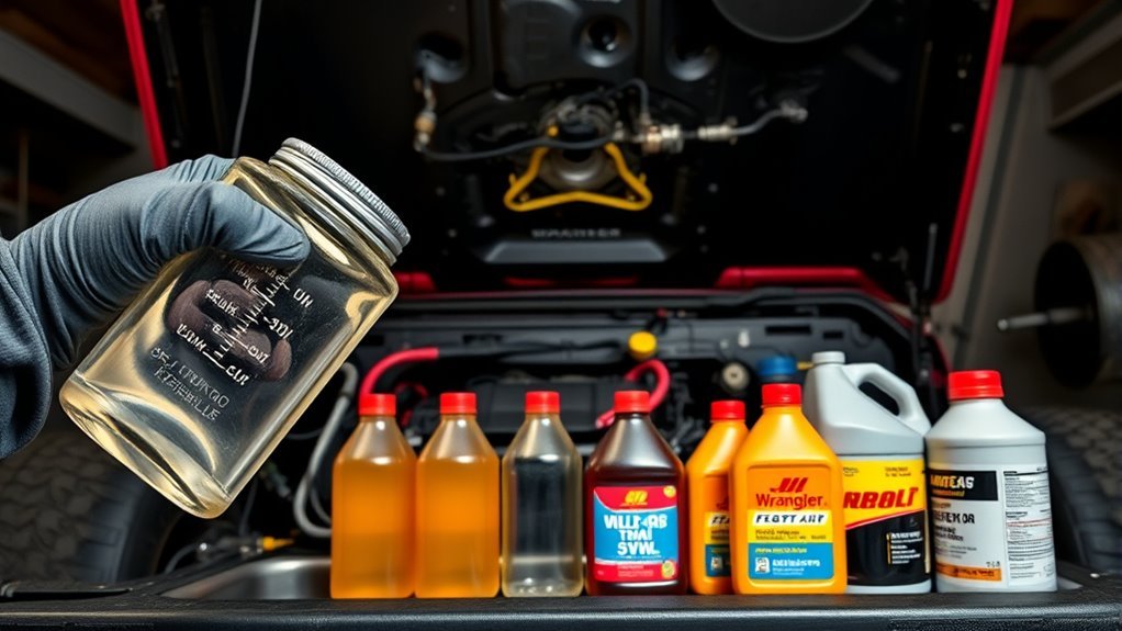 maintain older wrangler fluids
