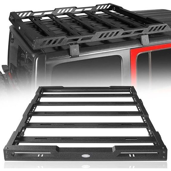 Hooke Road Overlanding Roof Rack for Jeep Wrangler & Gladiator