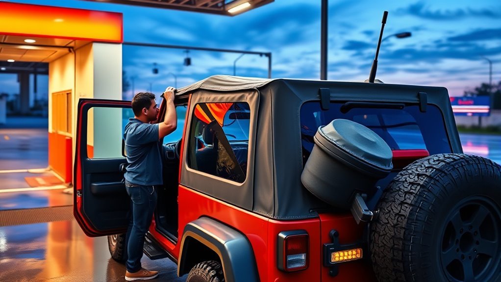 pre wash inspection and protection