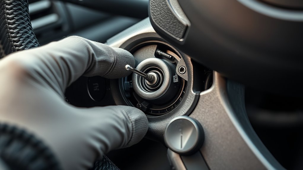 remove ignition cylinder safely