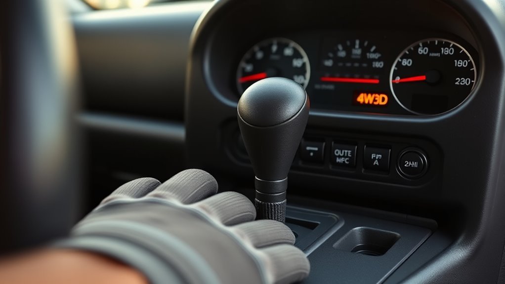 reset part time 4wd indicator